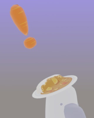 びっくり帽子・カレーライス