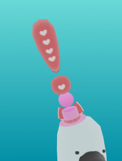 びっくり帽子・リボンハットピンク