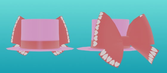 びっくり帽子・リボンハットピンク