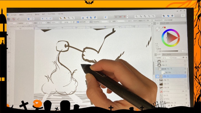 【配信素材】ハロウィン動画素材 動くオーバーレイ13点セット