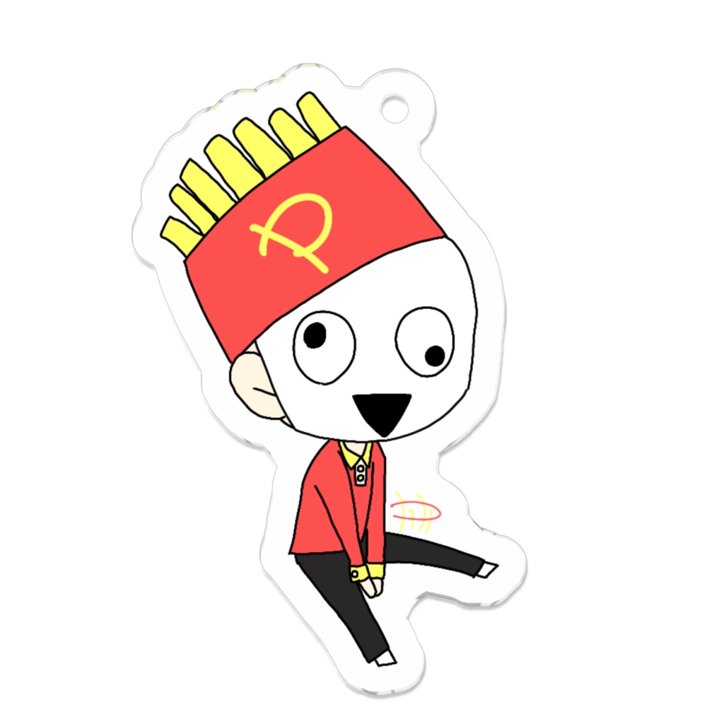 ぽてぽてのアクキー