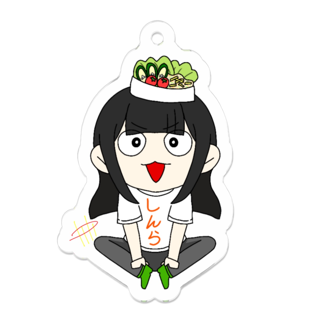 リっちゃんサラダのアクキー