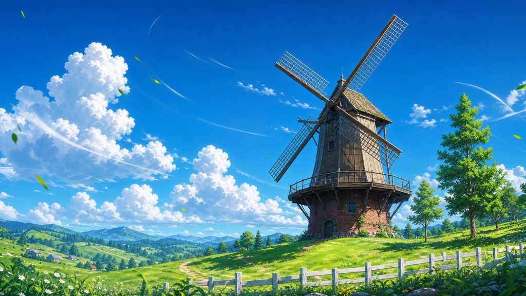 【ロイヤリティフリーBGM】風のアルペジオ - ピアノとパンフルートのファンタジー音楽【高音質MP3・オリジナル壁紙付】