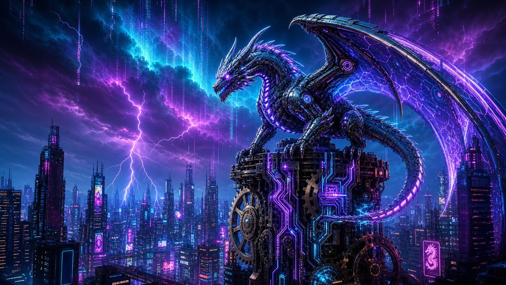 【ロイヤリティフリーBGM】Cybernetic Dragon【アートコア】【バトルBGM】
