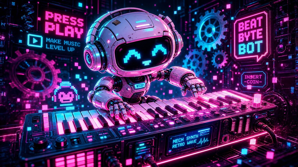 【ロイヤリティフリーBGM】Achromatic Cybernetics【8bitテクノ】【バトルBGM】