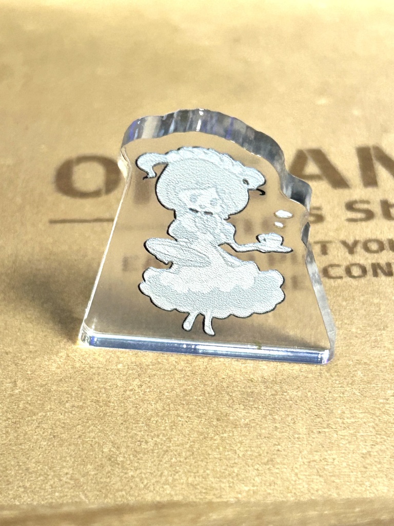 メイドさん(自立ミニアクリルスタンド直径3.5cm)