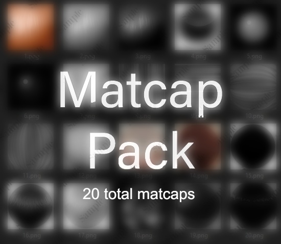 Matcap/Sphere Pack for Blender Or MMD