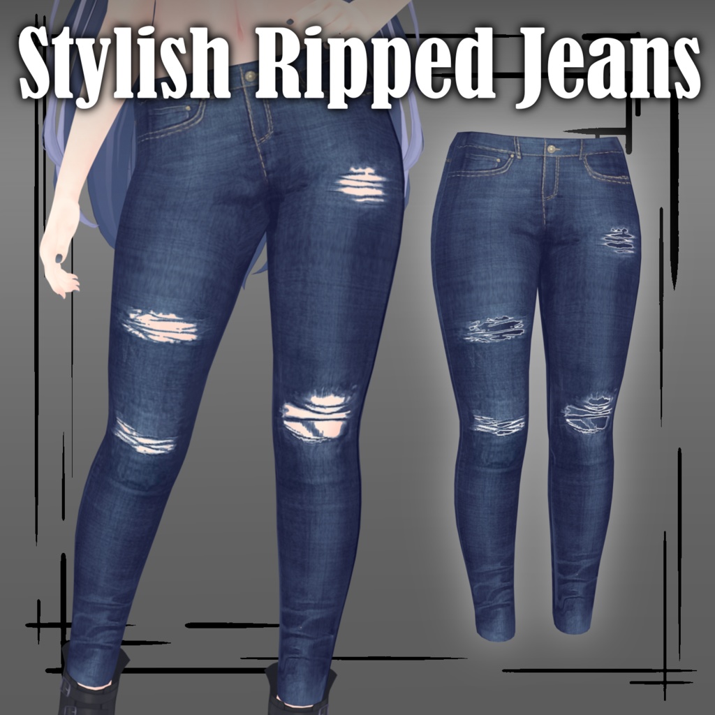Stylish Ripped Jeans