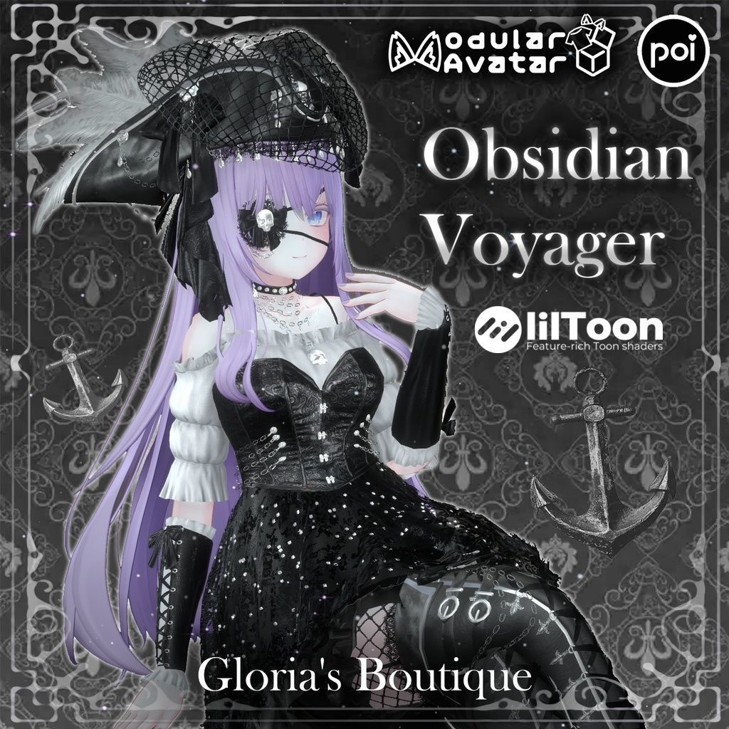Obsidian Voyager Pirate (4アバター対応)