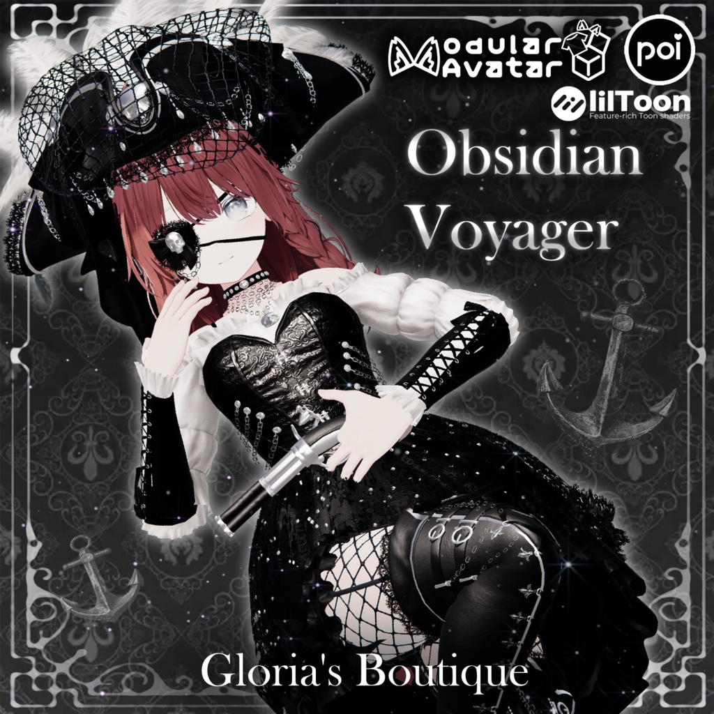 Obsidian Voyager Pirate (4アバター対応)