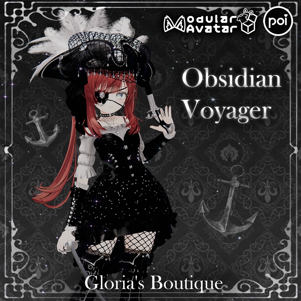 Obsidian Voyager Pirate (4アバター対応)
