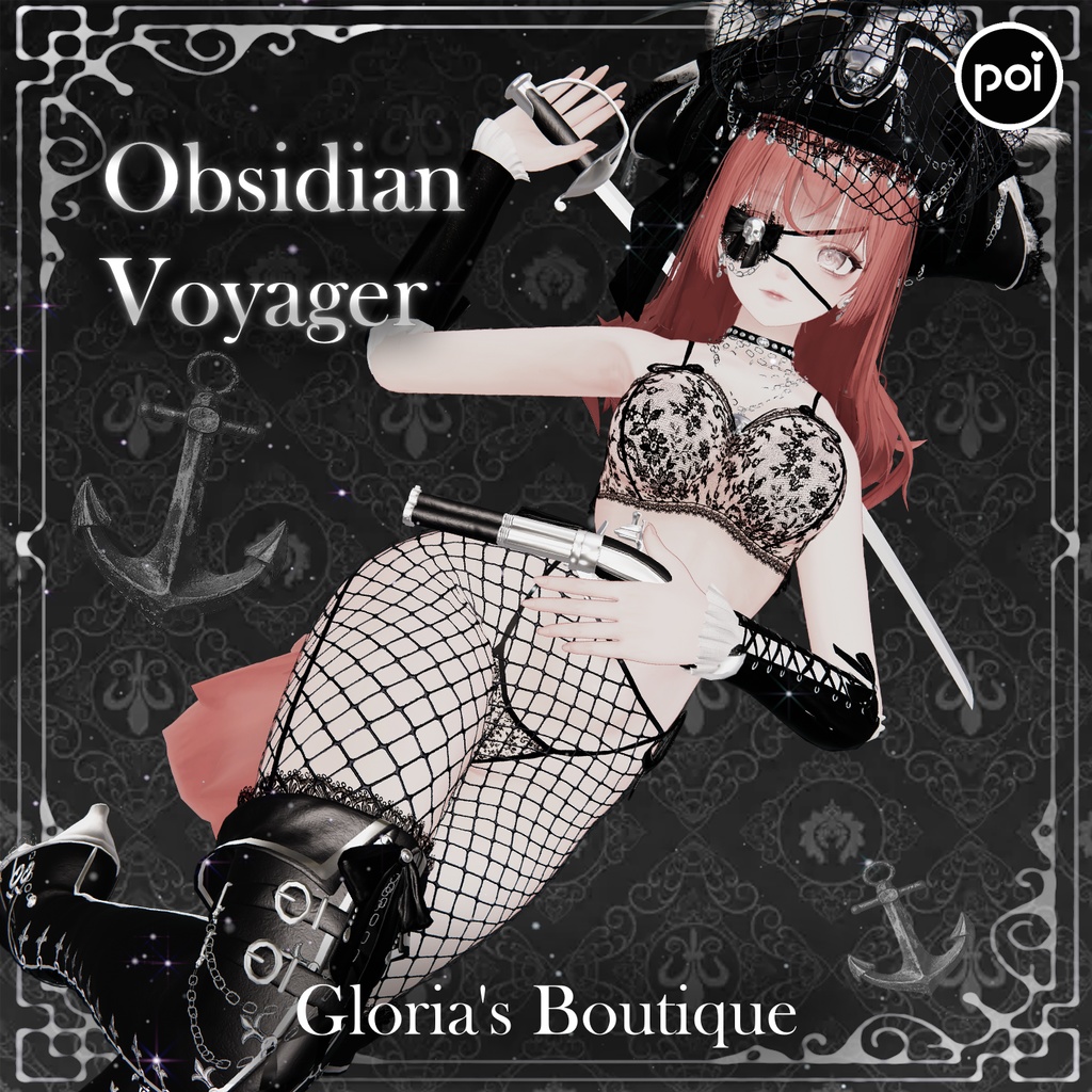 Obsidian Voyager Pirate (4アバター対応)