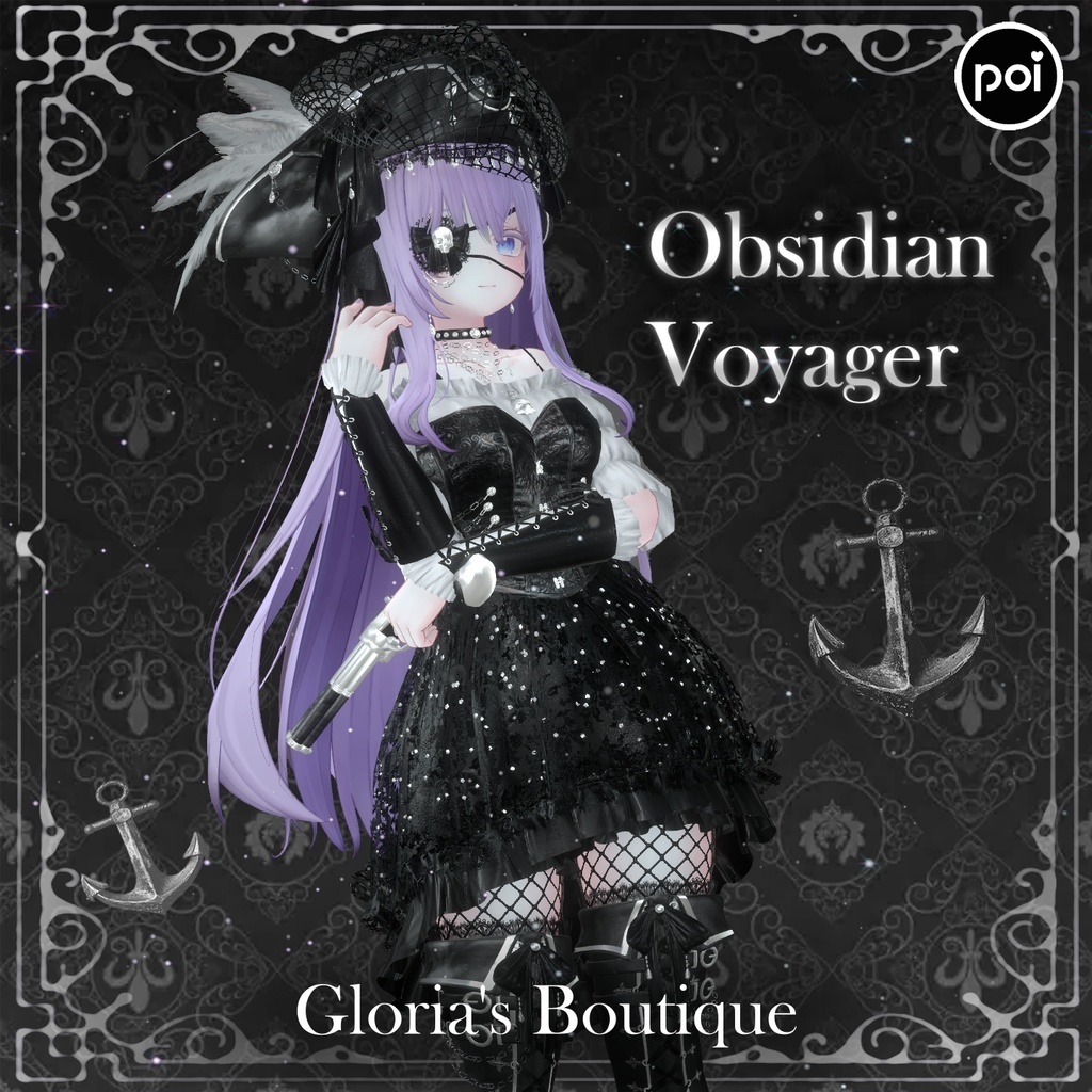 Obsidian Voyager Pirate (4アバター対応)