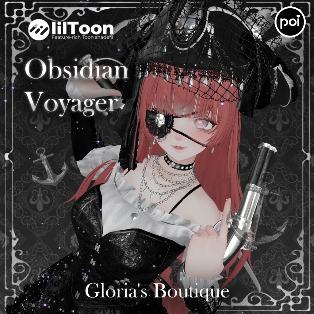 Obsidian Voyager Pirate (4アバター対応)