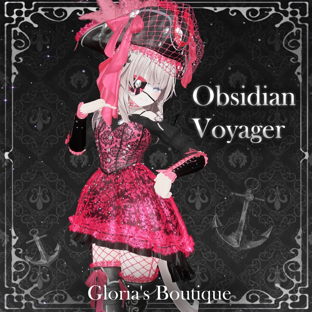 Obsidian Voyager Pirate (4アバター対応)