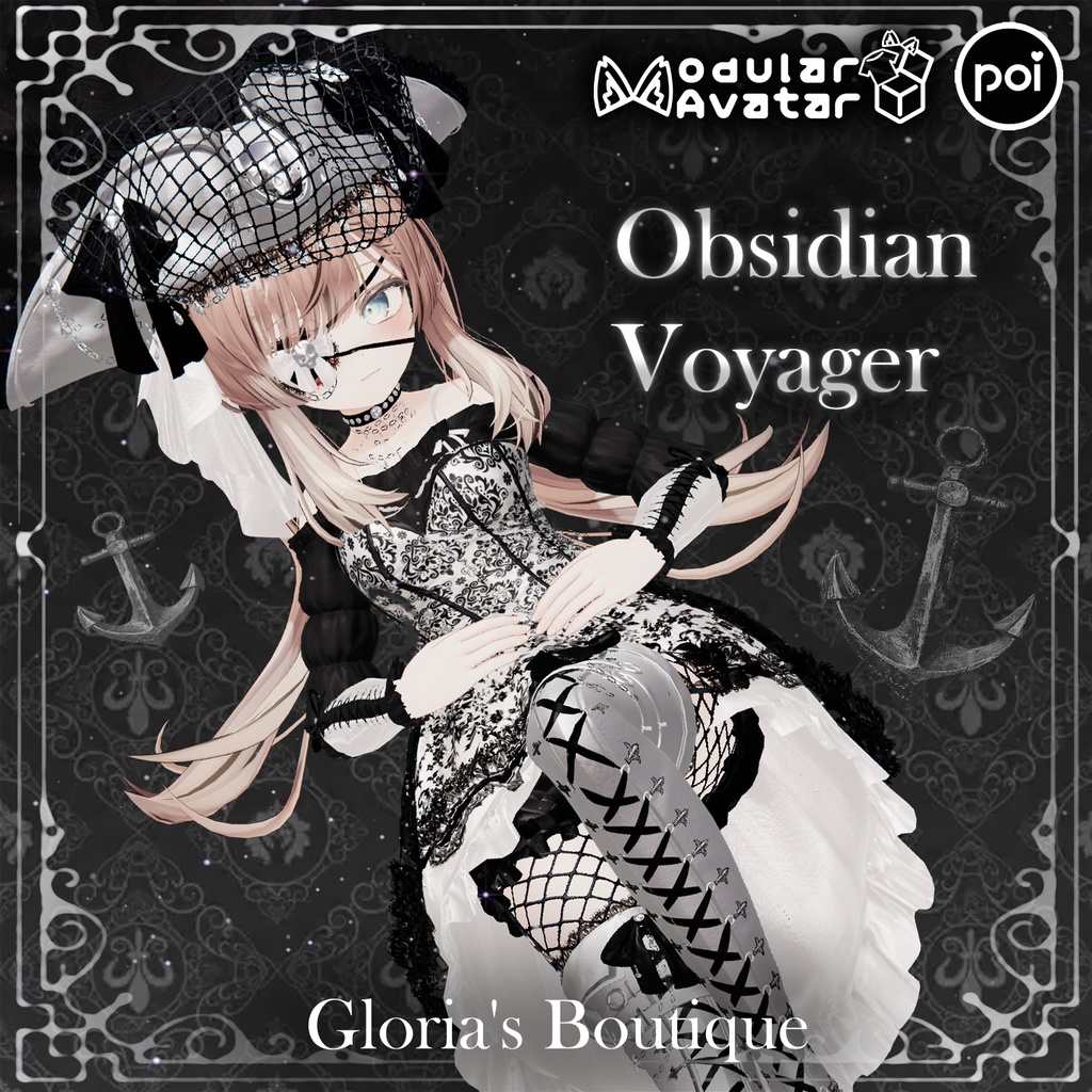 Obsidian Voyager Pirate (4アバター対応)
