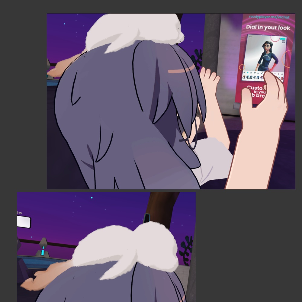 あたまのせエビフライ