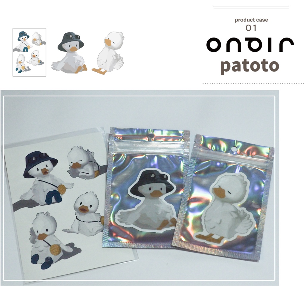 【グッズ】Patoto ステッカー/ポストカードセット