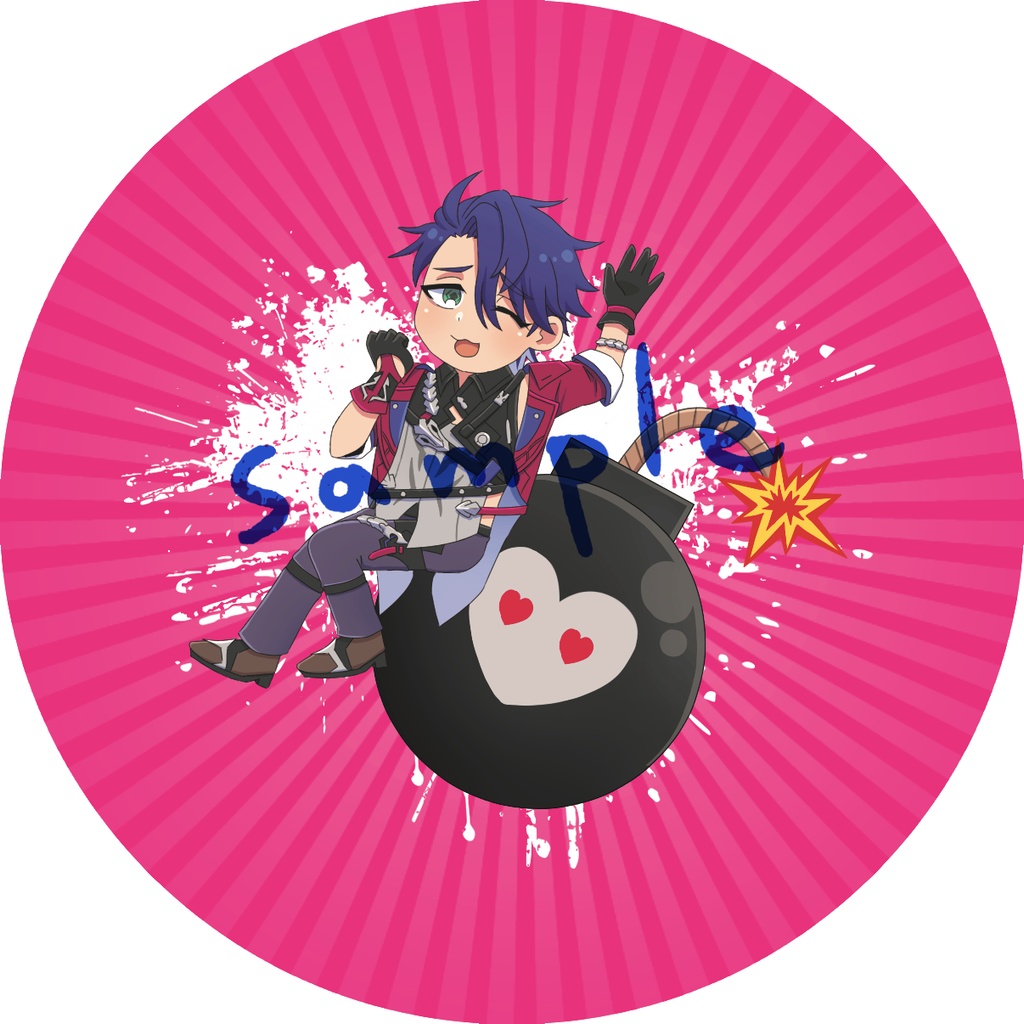 サンポグリッター缶ミラー