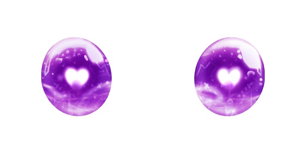 VRoid Heart Eyes Lavender