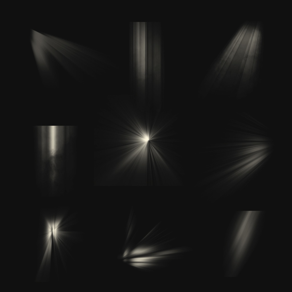 【Photoshopブラシ】光ブラシ50種類〜高解像度〜