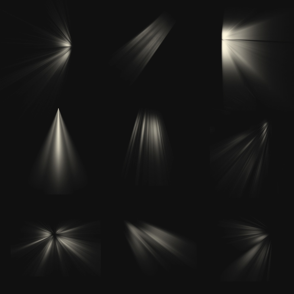 【Photoshopブラシ】光ブラシ50種類〜高解像度〜