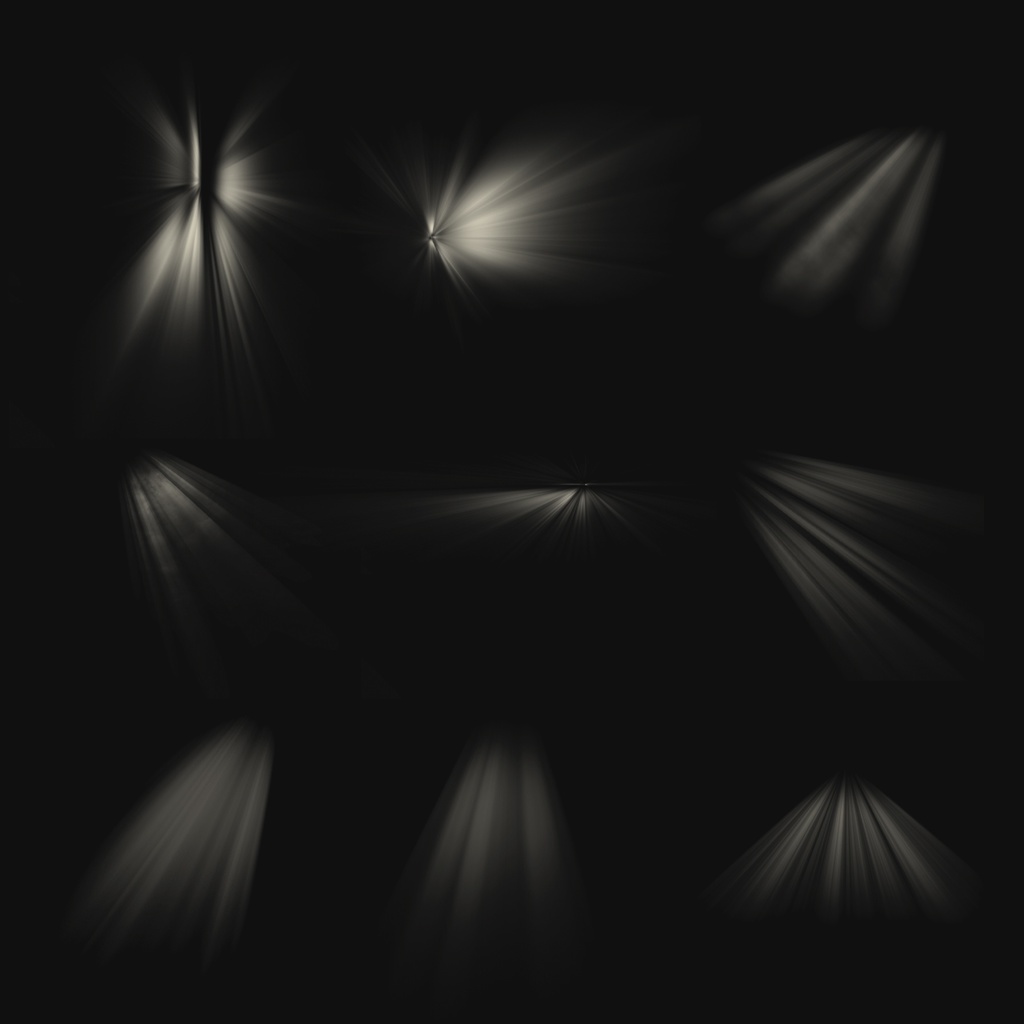 【Photoshopブラシ】光ブラシ50種類〜高解像度〜