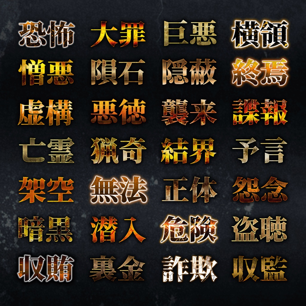 クリックを奪う!サムネイル・テンプレートパック100種類〜ミステリー、ホラー、SF、オカルト、都市伝説系〜