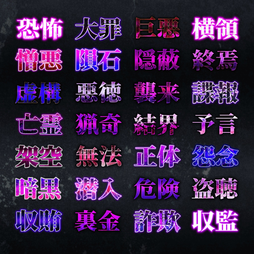 クリックを奪う!サムネイル・テンプレートパック100種類〜ミステリー、ホラー、SF、オカルト、都市伝説系〜