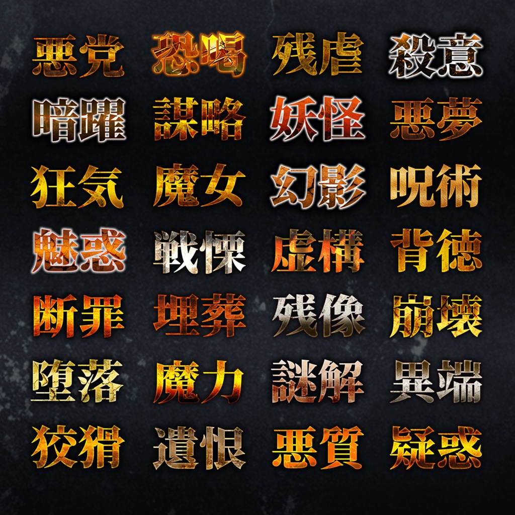 クリックを奪う!サムネイル・テンプレートパック100種類〜ミステリー、ホラー、SF、オカルト、都市伝説系〜