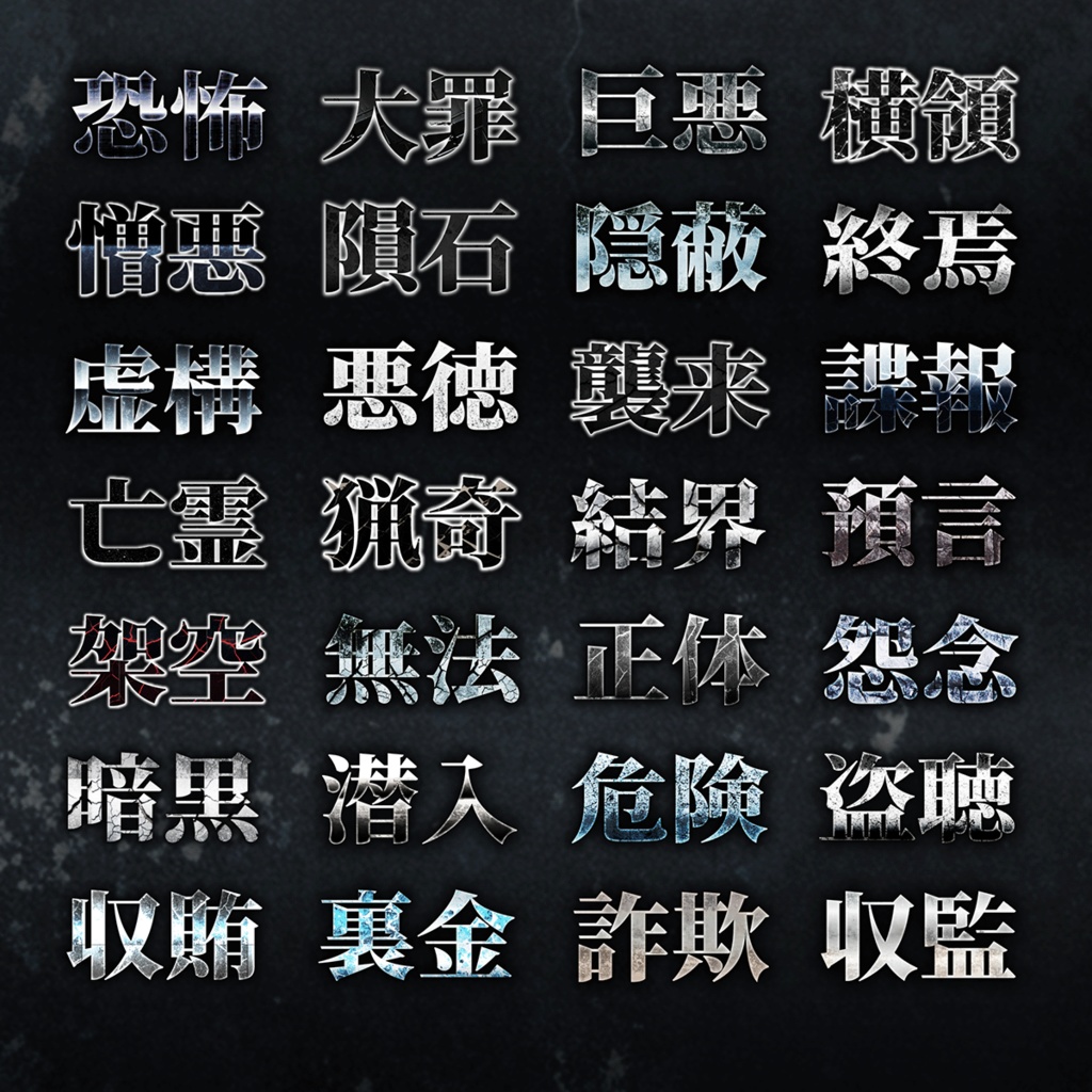 クリックを奪う!サムネイル・テンプレートパック100種類〜ミステリー、ホラー、SF、オカルト、都市伝説系〜