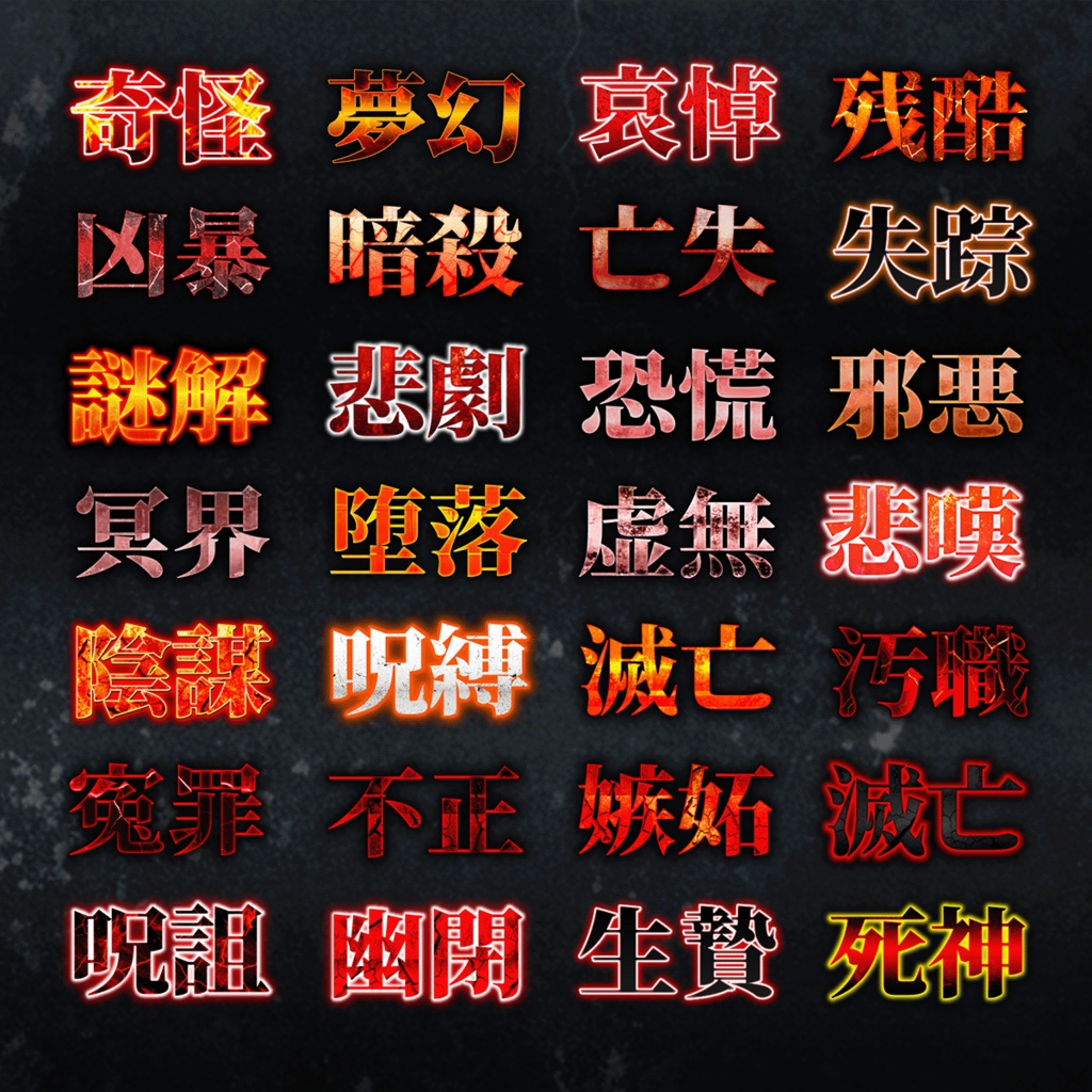 クリックを奪う!サムネイル・テンプレートパック100種類〜ミステリー、ホラー、SF、オカルト、都市伝説系〜