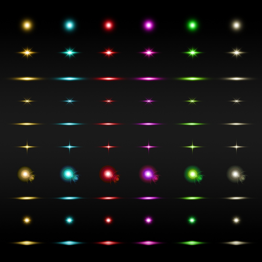 きらりと目を引く!光素材60種類