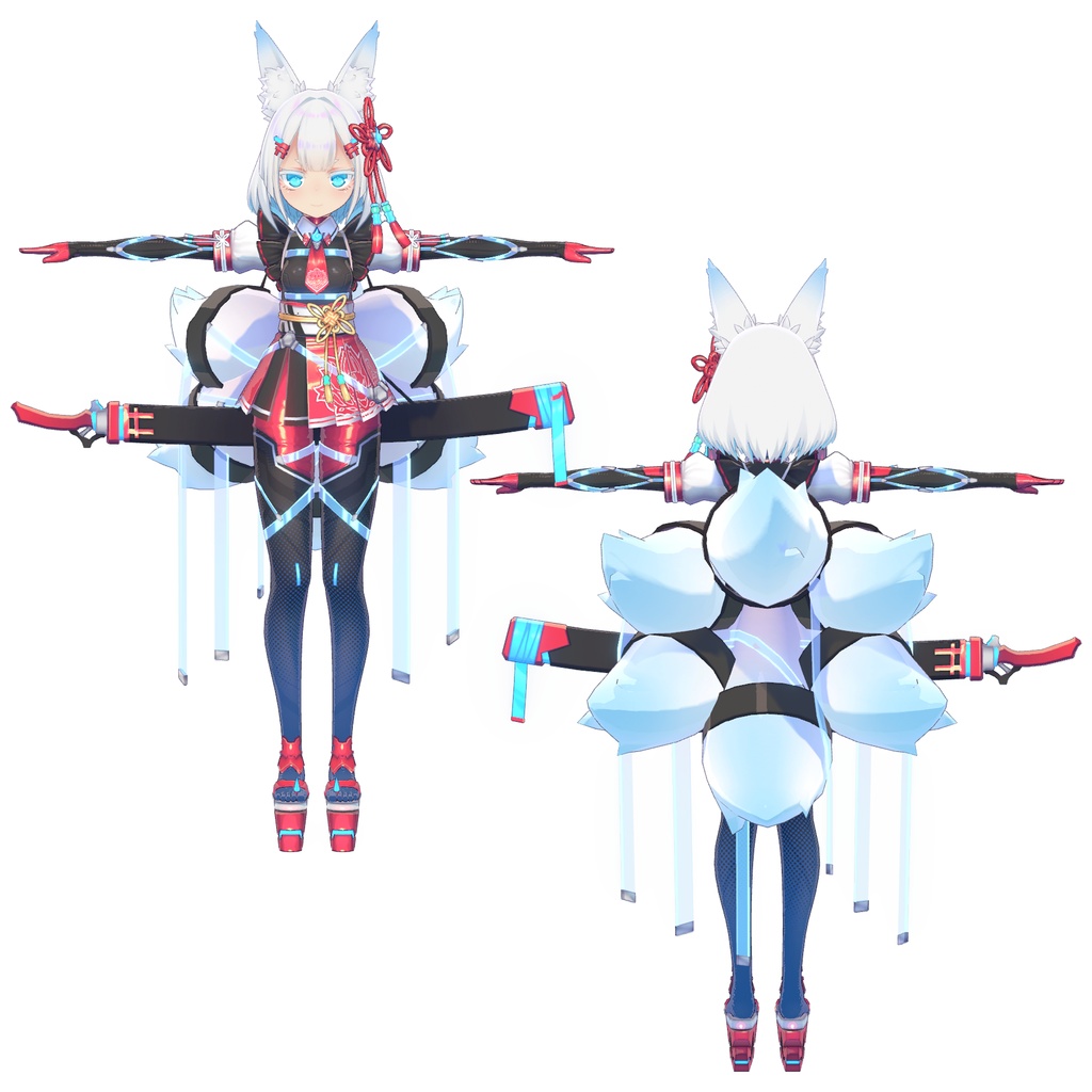 【3Dモデル】ヘクステイル【VRC】