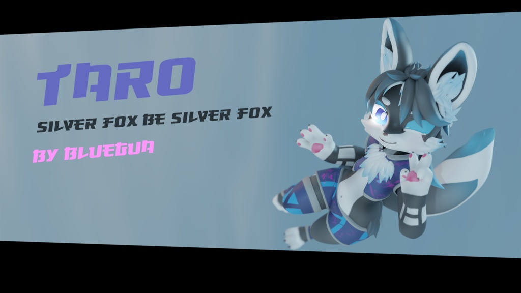 [BlueGuaShop] -3Dモデル-太郎-Taro- Silver fox be silver fox - bluegua - 2/7