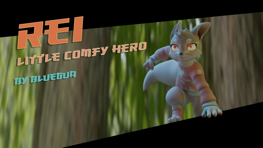 [BlueGuaShop] -3Dモデル-レイ-Rei- Little comfy hero - bluegua - 2/9