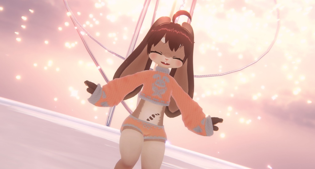 [BlueGuaShop] -3Dモデル-クビ-Kubi-Bunny can swim? Swimmer bunny! - bluegua - 8/8