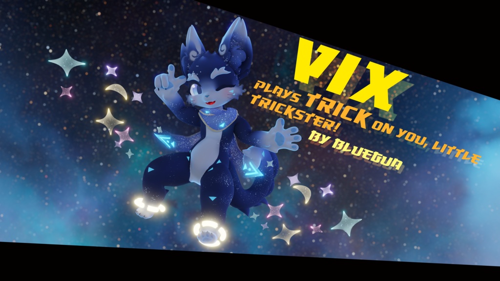 [BlueGuaShop] -3Dモデル-Vix-plays trick on you, little trickster! - bluegua - 2/8