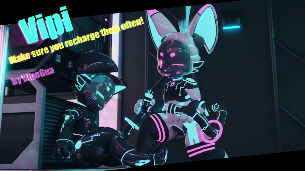 [BlueGuaShop] -3Dモデル-ビピ-Vipi-Make sure you recharge them often!~ - bluegua - 2/13
