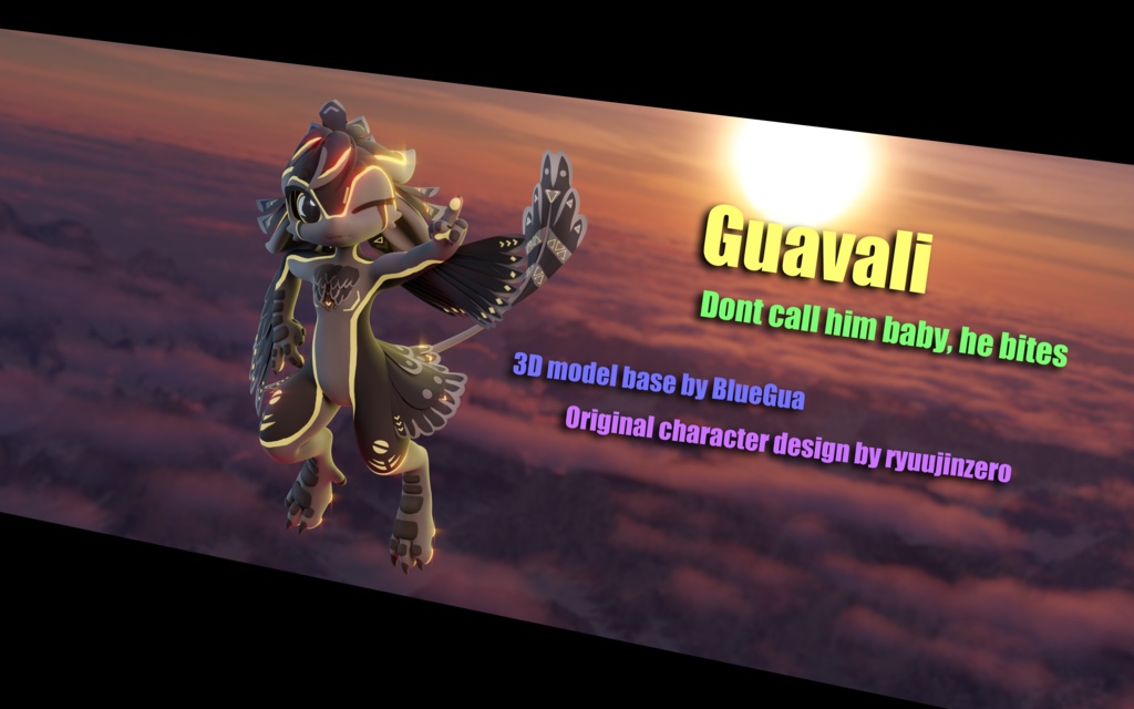 [BlueGuaSpecial] -3Dモデル-Guavali-Dont call him baby, he bites - bluegua - 3/3