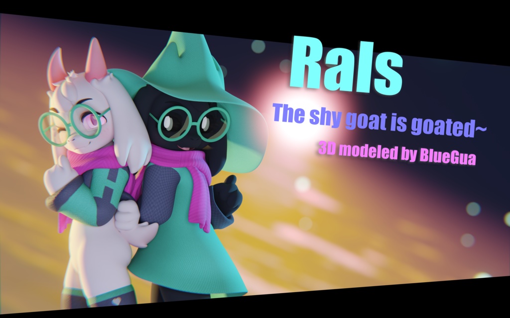 [BlueGuaSpecial] -3Dモデルーラルシー-Rals-The shy goat is goated~ - bluegua - 2/7
