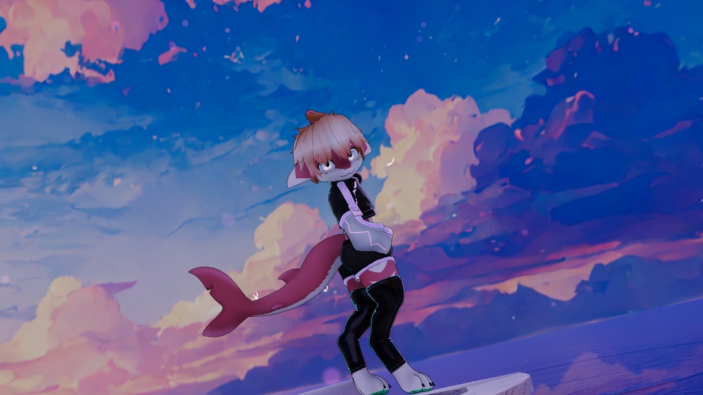 [BlueGuaShop] -3Dモデル-Zyla-Doggo?Also Sharki! A dog shark mix! - bluegua - 7/7