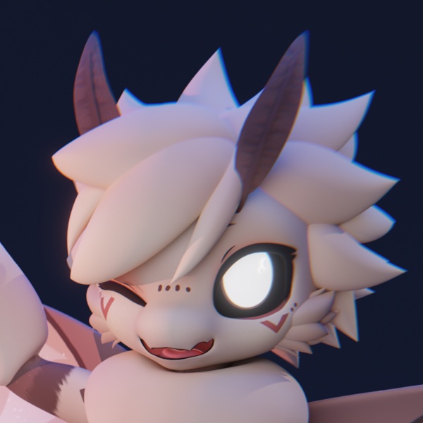 [BlueGuaShop] -3Dモデル-Luma-Little moth has some glitter