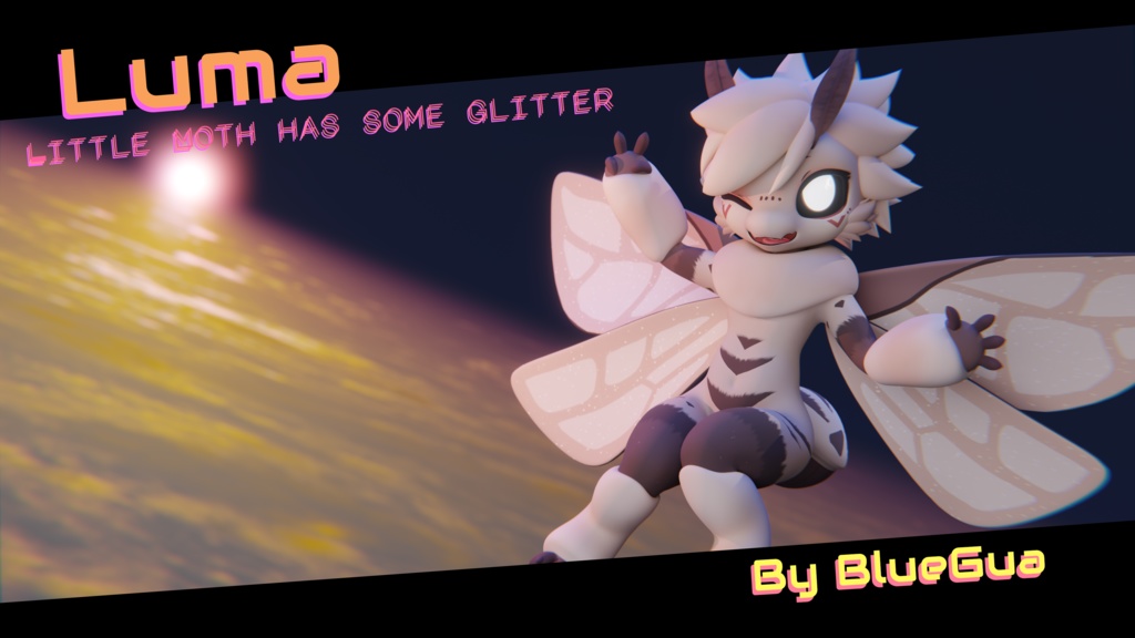 [BlueGuaShop] -3Dモデル-Luma-Little moth has some glitter - bluegua - 2/10