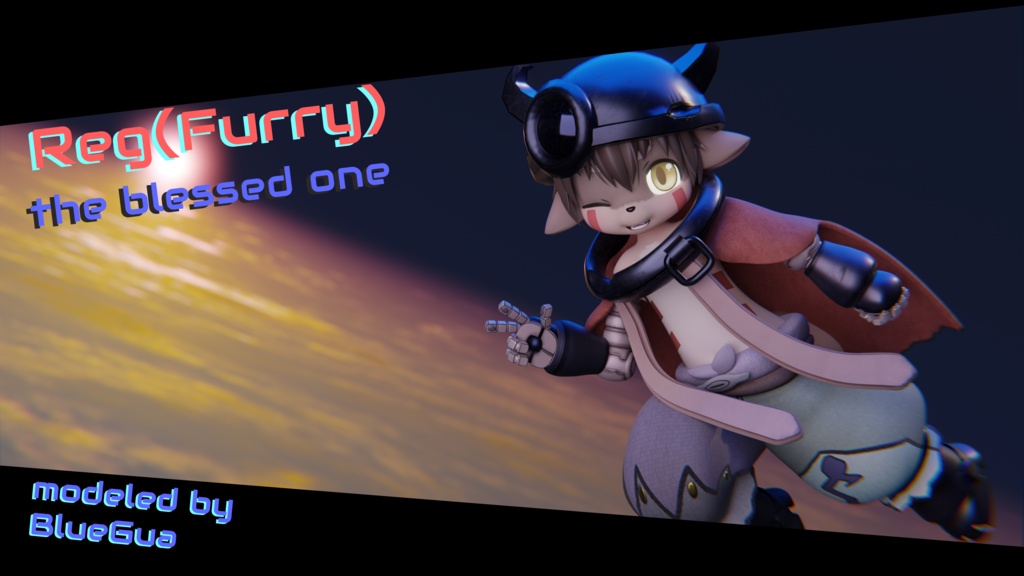 [BlueGuaSpecial] -3Dモデル-FurReg-The blessed one - bluegua - 2/8