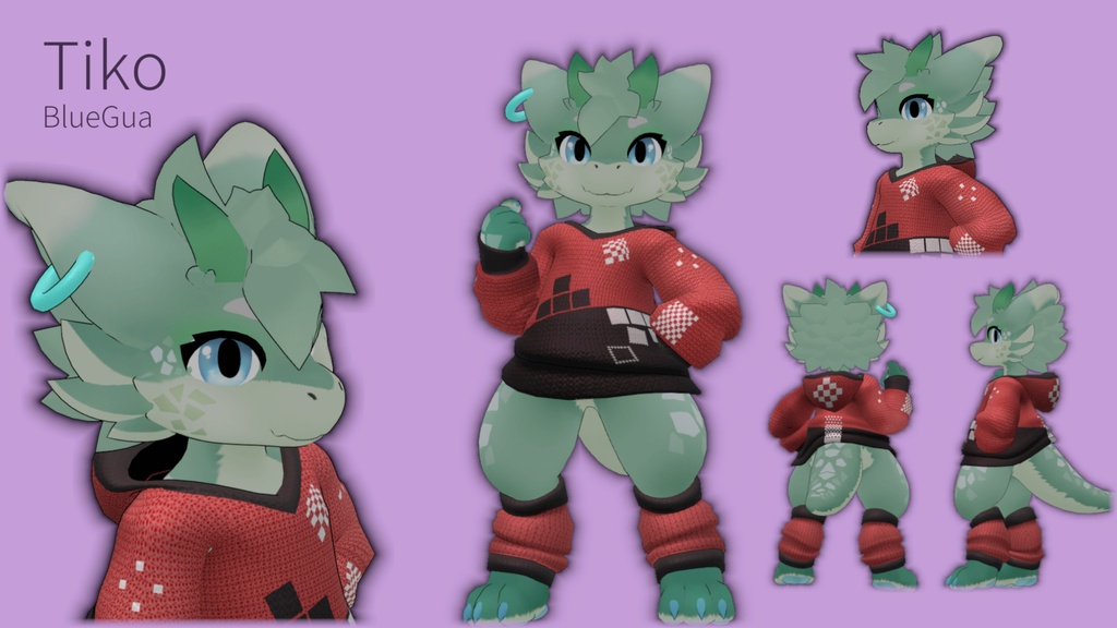 [BlueGuaShop] -3Dモデル-Tiko-Beloved tiny Kobold~ - bluegua - 4/4