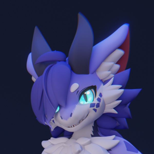 [BlueGuaShopl] -3Dモデル-NoiDragon-the very fluffy noodle~