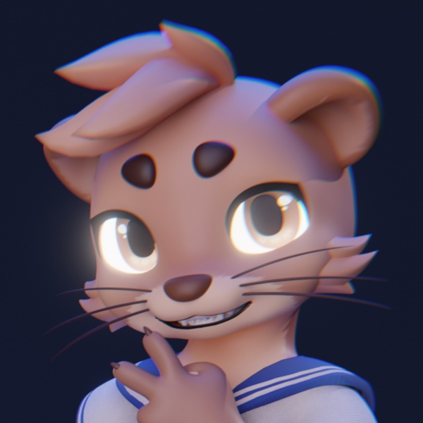 [BlueGuaShopl] -3Dモデル-Ollie-Otter sailing for the shrimps~