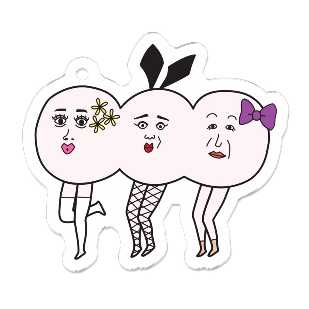 もちもち♡おばさん Key Chain