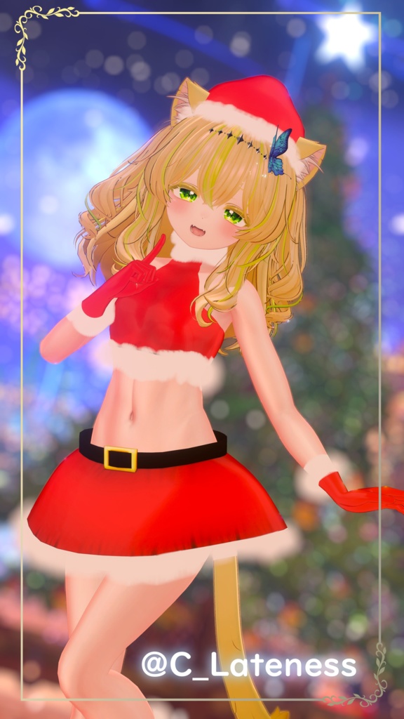 きらきらサンタガール for 2012【VRChat向け衣装】